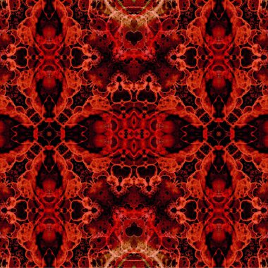 Kusursuz etnik düzen. Soyut retro arka plan. Kusursuz bir doku. Simetrik arkaplan. Sanat dokusu