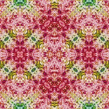 Kusursuz etnik düzen. Soyut retro arka plan. Kusursuz bir doku. Simetrik arkaplan. Sanat dokusu