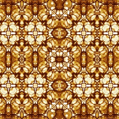 Kusursuz etnik düzen. Soyut retro arka plan. Kusursuz bir doku. Simetrik arkaplan. Sanat dokusu