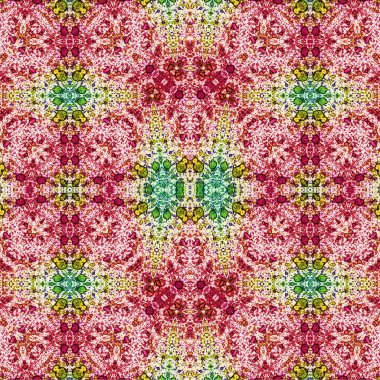 Kusursuz etnik düzen. Soyut retro arka plan. Kusursuz bir doku. Simetrik arkaplan. Sanat dokusu