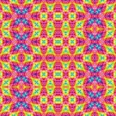 Kusursuz etnik düzen. Soyut retro arka plan. Kusursuz bir doku. Simetrik arkaplan. Sanat dokusu