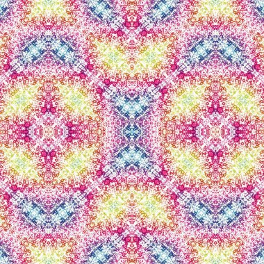 Kusursuz etnik düzen. Soyut retro arka plan. Kusursuz bir doku. Simetrik arkaplan. Sanat dokusu