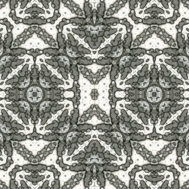 Kusursuz etnik düzen. Soyut retro arka plan. Kusursuz bir doku. Simetrik arkaplan. Sanat dokusu