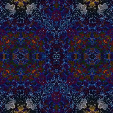 Kusursuz etnik düzen. Soyut retro arka plan. Kusursuz bir doku. Simetrik arkaplan. Sanat dokusu