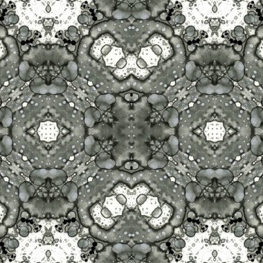 Kusursuz etnik düzen. Soyut retro arka plan. Kusursuz bir doku. Simetrik arkaplan. Sanat dokusu