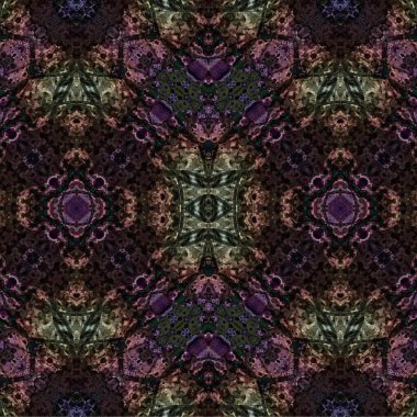 Kusursuz etnik düzen. Soyut retro arka plan. Kusursuz bir doku. Simetrik arkaplan. Sanat dokusu