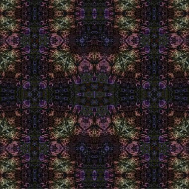 Kusursuz etnik düzen. Soyut retro arka plan. Kusursuz bir doku. Simetrik arkaplan. Sanat dokusu