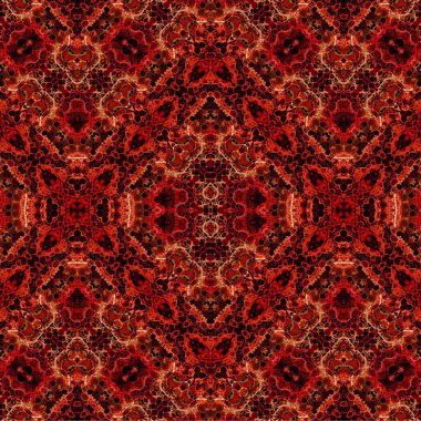 Kusursuz etnik düzen. Soyut retro arka plan. Kusursuz bir doku. Simetrik arkaplan. Sanat dokusu