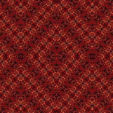 Kusursuz etnik düzen. Soyut retro arka plan. Kusursuz bir doku. Simetrik arkaplan. Sanat dokusu