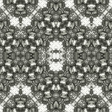 Kusursuz etnik düzen. Soyut retro arka plan. Kusursuz bir doku. Simetrik arkaplan. Sanat dokusu