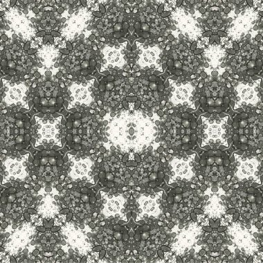 Kusursuz etnik düzen. Soyut retro arka plan. Kusursuz bir doku. Simetrik arkaplan. Sanat dokusu