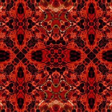 Kusursuz etnik düzen. Soyut retro arka plan. Kusursuz bir doku. Simetrik arkaplan. Sanat dokusu