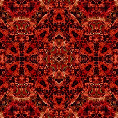 Kusursuz etnik düzen. Soyut retro arka plan. Kusursuz bir doku. Simetrik arkaplan. Sanat dokusu