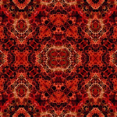 Kusursuz etnik düzen. Soyut retro arka plan. Kusursuz bir doku. Simetrik arkaplan. Sanat dokusu