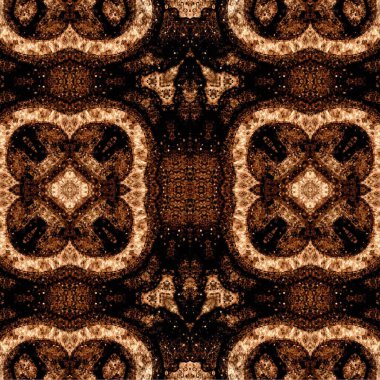 Kusursuz etnik düzen. Soyut retro arka plan. Kusursuz bir doku. Simetrik arkaplan. Sanat dokusu