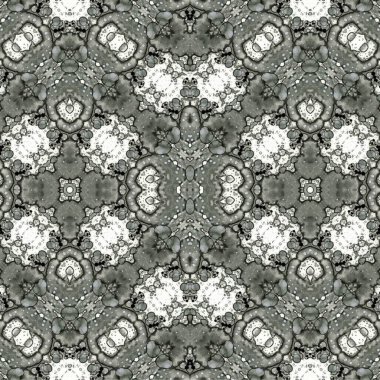 Kusursuz etnik düzen. Soyut retro arka plan. Kusursuz bir doku. Simetrik arkaplan. Sanat dokusu