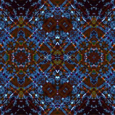 Kusursuz etnik düzen. Soyut retro arka plan. Kusursuz bir doku. Simetrik arkaplan. Sanat dokusu