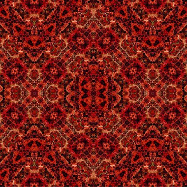 Kusursuz etnik düzen. Soyut retro arka plan. Kusursuz bir doku. Simetrik arkaplan. Sanat dokusu