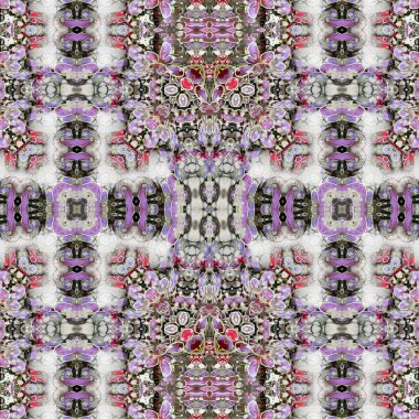 Kusursuz kaleydoskop deseni. Soyut etnik köken. Kusursuz bir doku. Yaratıcı bir geçmiş. Çizimler