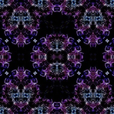 Kusursuz kaleydoskop deseni. Soyut etnik köken. Kusursuz bir doku. Yaratıcı bir geçmiş. Çizimler