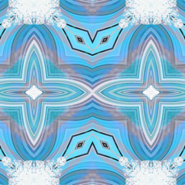 Kusursuz kaleydoskop deseni. Soyut etnik köken. Kusursuz bir doku. Yaratıcı bir geçmiş. Çizimler