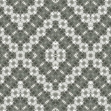 Kusursuz kaleydoskop deseni. Soyut etnik köken. Kusursuz bir doku. Yaratıcı bir geçmiş. Çizimler