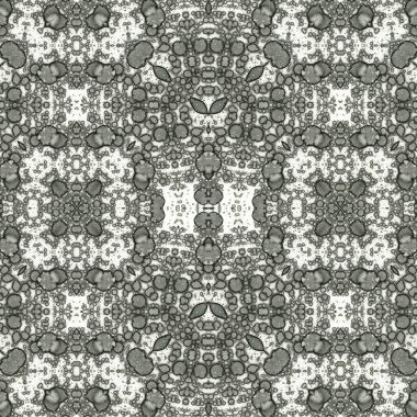 Kusursuz kaleydoskop deseni. Soyut etnik köken. Kusursuz bir doku. Yaratıcı bir geçmiş. Çizimler