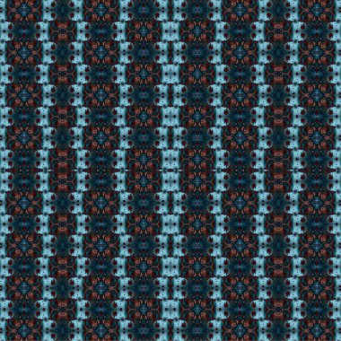 Kusursuz kaleydoskop deseni. Soyut etnik köken. Kusursuz bir doku. Yaratıcı bir geçmiş. Çizimler