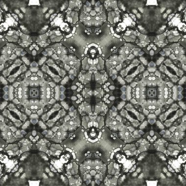 Kusursuz kaleydoskop deseni. Soyut etnik köken. Kusursuz bir doku. Yaratıcı bir geçmiş. Çizimler