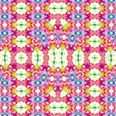 Kusursuz kaleydoskop deseni. Soyut etnik köken. Kusursuz bir doku. Yaratıcı bir geçmiş. Çizimler