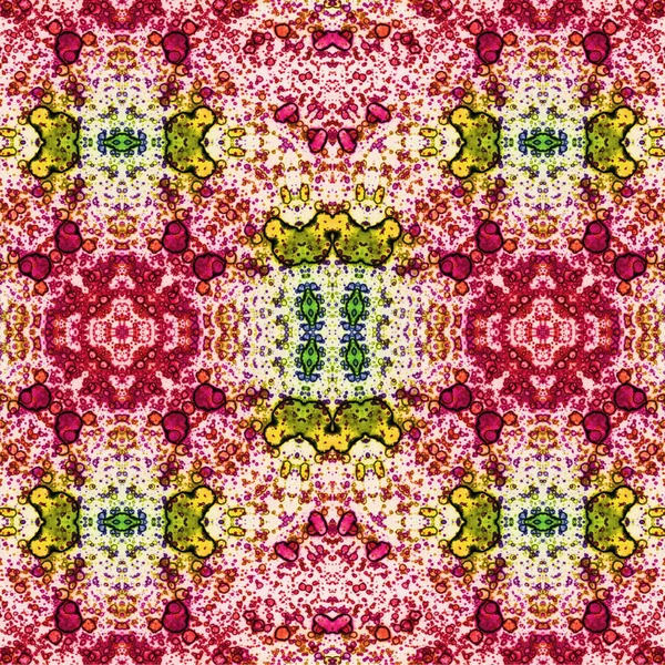 Kusursuz etnik düzen. Soyut retro arka plan. Kusursuz bir doku. Simetrik arkaplan. Sanat dokusu