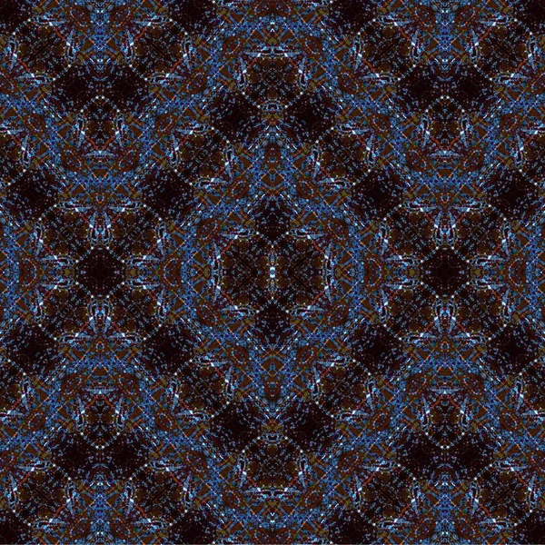 Kusursuz kaleydoskop deseni. Soyut etnik köken. Kusursuz bir doku. Yaratıcı bir geçmiş. Çizimler