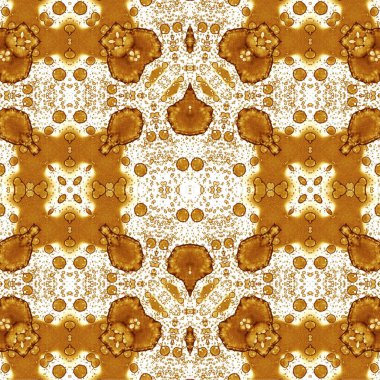 Kusursuz kaleydoskop deseni. Soyut etnik köken. Kusursuz bir doku. Yaratıcı bir geçmiş. Çizimler