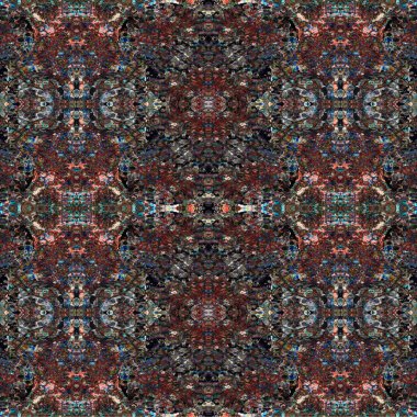 Kusursuz kaleydoskop deseni. Soyut etnik köken. Kusursuz bir doku. Yaratıcı bir geçmiş. Çizimler