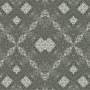 Kusursuz kaleydoskop deseni. Soyut etnik köken. Kusursuz bir doku. Yaratıcı bir geçmiş. Çizimler