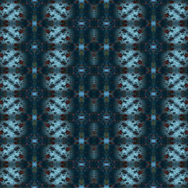 Kusursuz kaleydoskop deseni. Soyut etnik köken. Kusursuz bir doku. Yaratıcı bir geçmiş. Çizimler