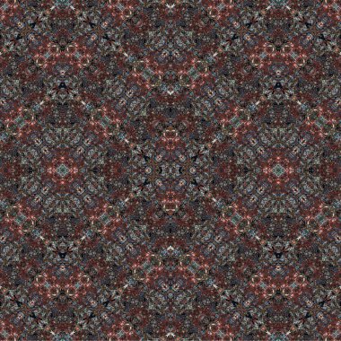 Kusursuz kaleydoskop deseni. Soyut etnik köken. Kusursuz bir doku. Yaratıcı bir geçmiş. Çizimler