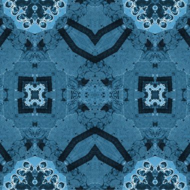 Kusursuz kaleydoskop deseni. Soyut etnik köken. Kusursuz bir doku. Yaratıcı bir geçmiş. Çizimler