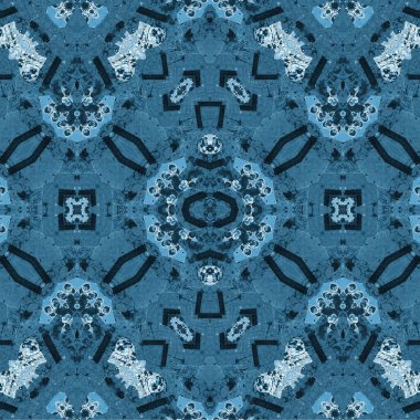 Kusursuz kaleydoskop deseni. Soyut etnik köken. Kusursuz bir doku. Yaratıcı bir geçmiş. Çizimler