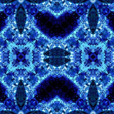 Kusursuz kaleydoskop deseni. Soyut etnik köken. Kusursuz bir doku. Yaratıcı bir geçmiş. Çizimler