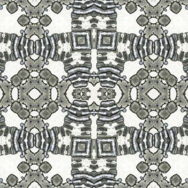 Kusursuz kaleydoskop deseni. Soyut etnik köken. Kusursuz bir doku. Yaratıcı bir geçmiş. Çizimler