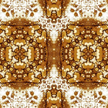 Kusursuz kaleydoskop deseni. Soyut etnik köken. Kusursuz bir doku. Yaratıcı bir geçmiş. Çizimler