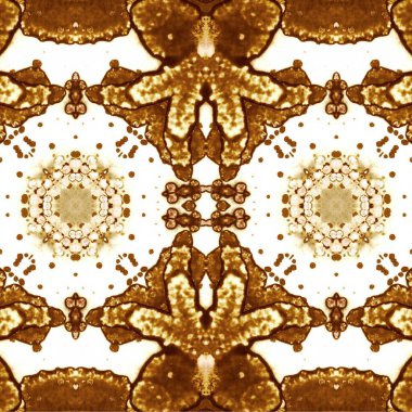 Kusursuz kaleydoskop deseni. Soyut etnik köken. Kusursuz bir doku. Yaratıcı bir geçmiş. Çizimler