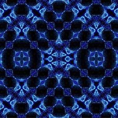 Kusursuz kaleydoskop deseni. Soyut etnik köken. Kusursuz bir doku. Yaratıcı bir geçmiş. Çizimler