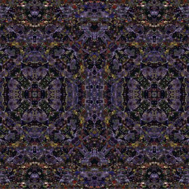 Kusursuz kaleydoskop deseni. Soyut etnik köken. Kusursuz bir doku. Yaratıcı bir geçmiş. Çizimler