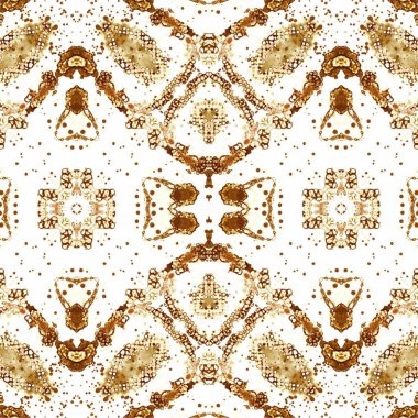 Kusursuz kaleydoskop deseni. Soyut etnik köken. Kusursuz bir doku. Yaratıcı bir geçmiş. Çizimler