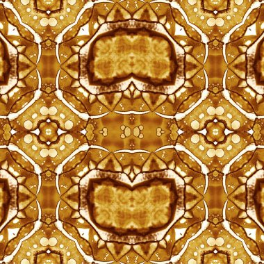 Kusursuz kaleydoskop deseni. Soyut etnik köken. Kusursuz bir doku. Yaratıcı bir geçmiş. Çizimler