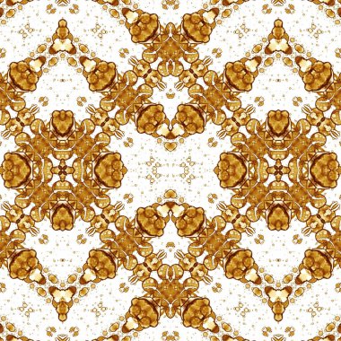 Kusursuz kaleydoskop deseni. Soyut etnik köken. Kusursuz bir doku. Yaratıcı bir geçmiş. Çizimler