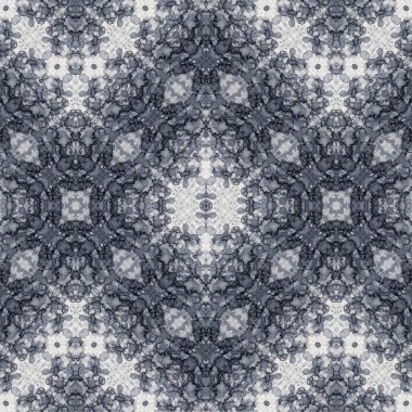 Kusursuz kaleydoskop deseni. Soyut etnik köken. Kusursuz bir doku. Yaratıcı bir geçmiş. Çizimler