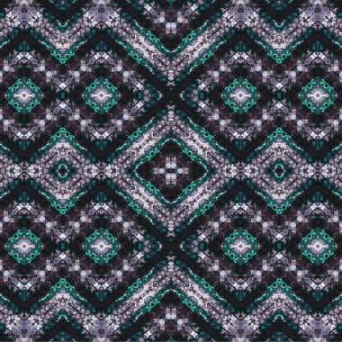 Kusursuz kaleydoskop deseni. Soyut etnik köken. Kusursuz bir doku. Yaratıcı bir geçmiş. Çizimler